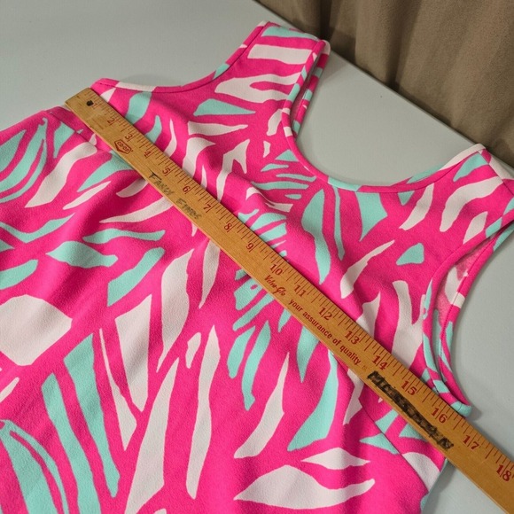 Lilly Pulitzer Dress Womens XS Pink Sabrina Exposed Full Zipper Beach Resort - Picture 10 of 12